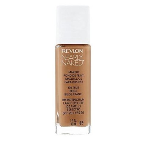 Revlon Nearly Naked MakeUp Nude Fluid Foundation 190 True Beige