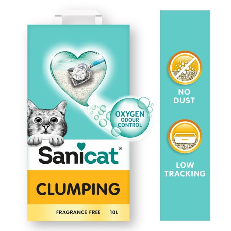 SANICAT NEW CLUMPING UNSCENTED 16 LT