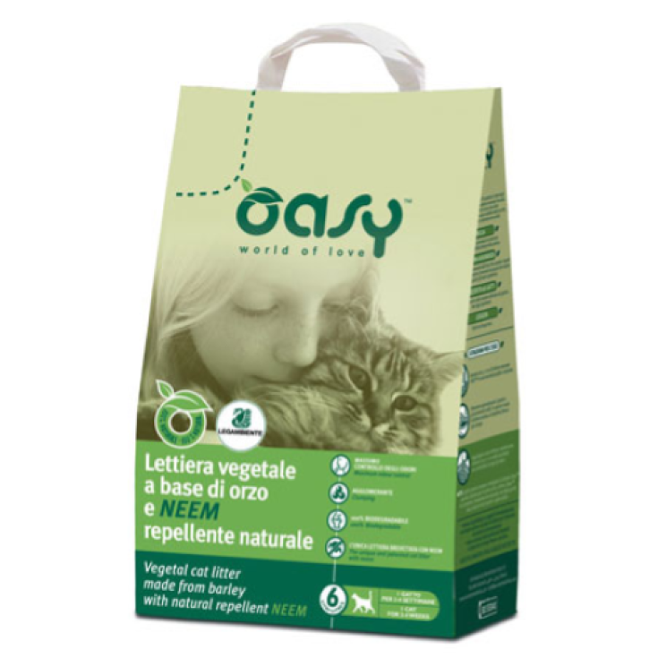 OASY VEG BARLEY/NEEM LITTER 6L