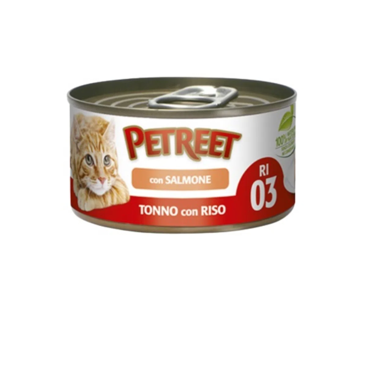 PETREET TUNA RICE CALAM85G