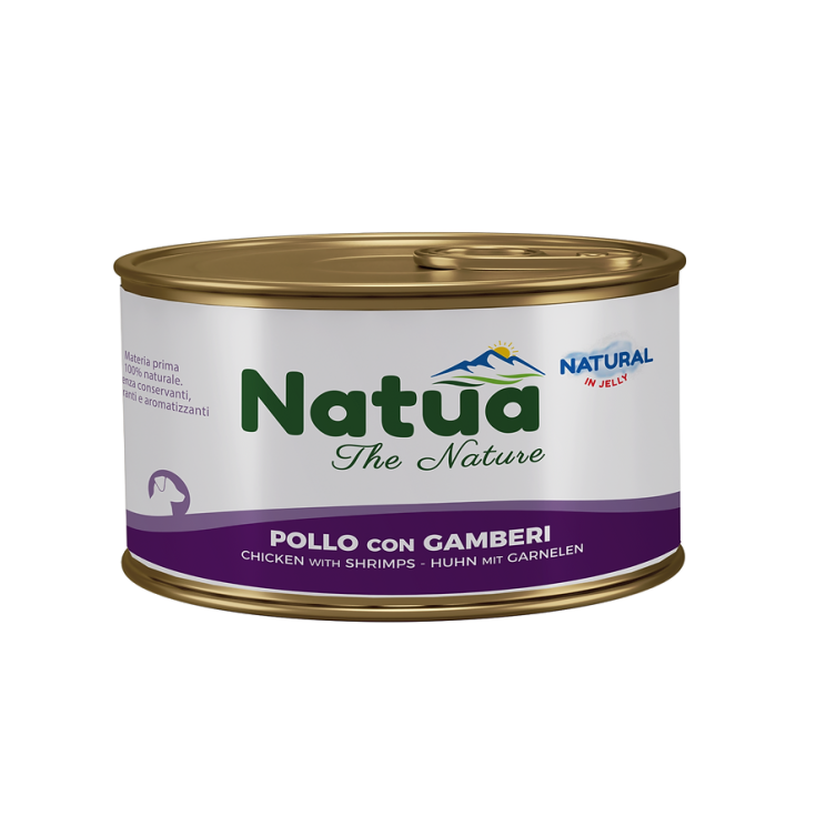 NATUA DOG JELLY CHICKEN SHRIMPS 150G