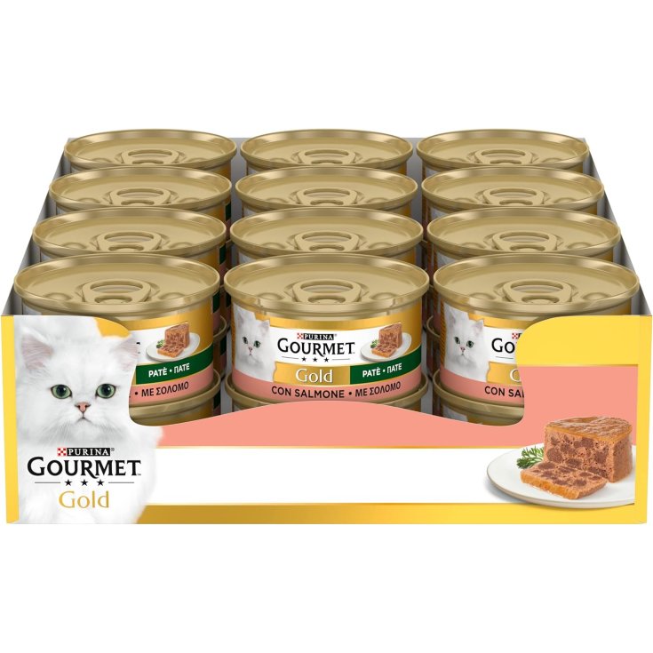 GOURMET GOLD CIG SALMON 85GR