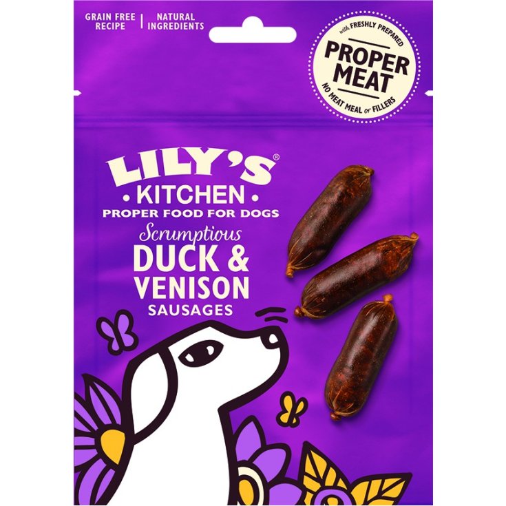 LK SNACKS DOG SAUSAGES DUCK DEER 70G