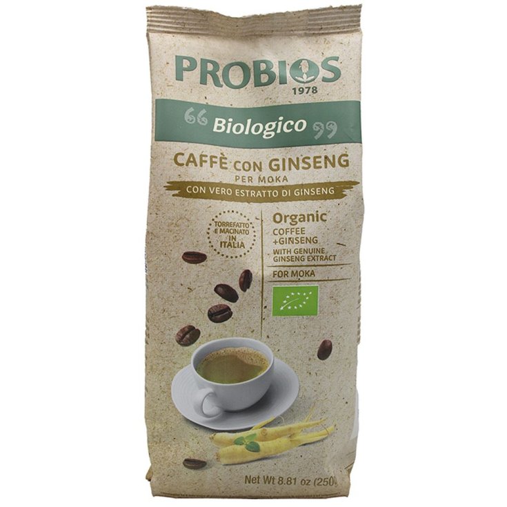 Coffee + Ginseng Moka Probios 250g