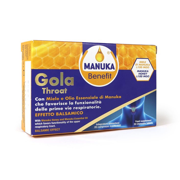 Throat Throat Manuka Benefit® Optima Naturals 20 Tablets