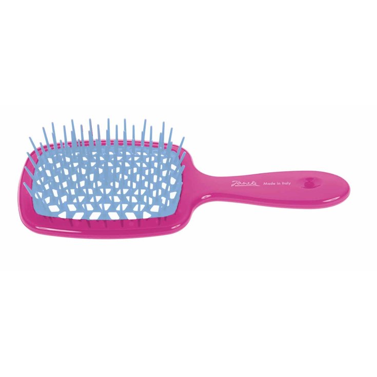 Janeke Superbrush Brush Two-tone pink blue