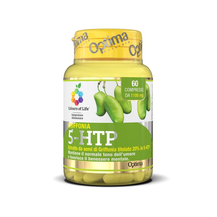 Griffonia 5-HTP Colors Of Life® Optima Naturals 60 Tablets