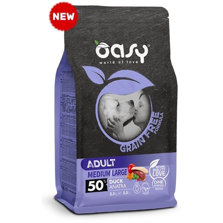 OASY DOG GF - ADULT MED/LARG DUCK 2,5