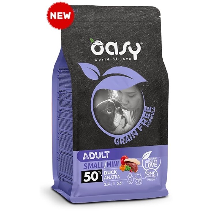OASY DOG GF - ADULT SMAL/MIN DUCK 2,5