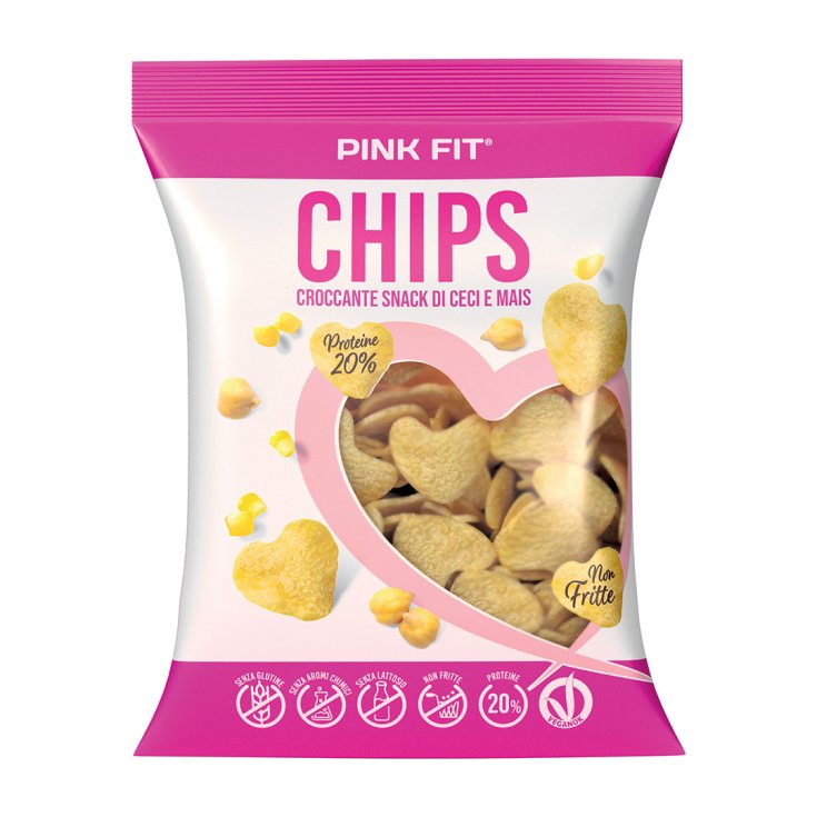 PINK FIT CHIPS CHICKPEAS CORN 25G