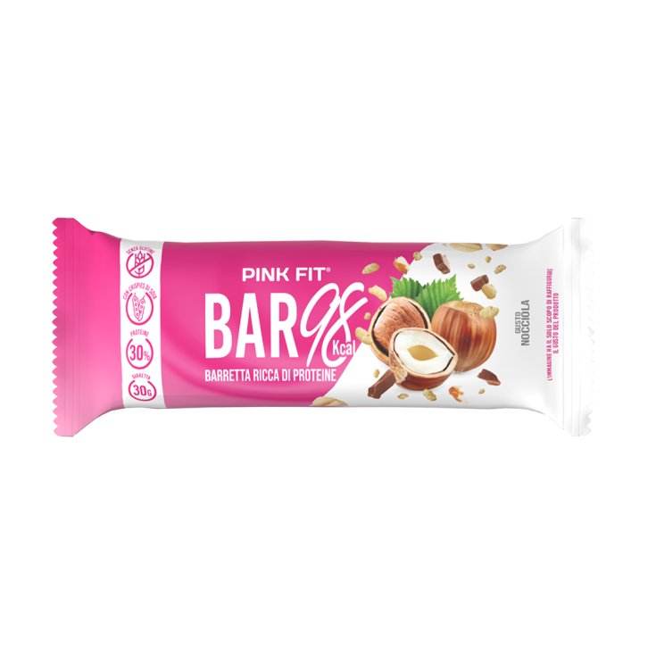 Pink Fit Bar Hazelnut ProAction 30g