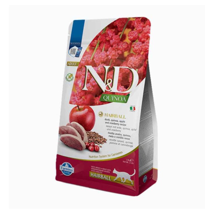 N&D CAT HAIRBALL QUINOA 1,5KG