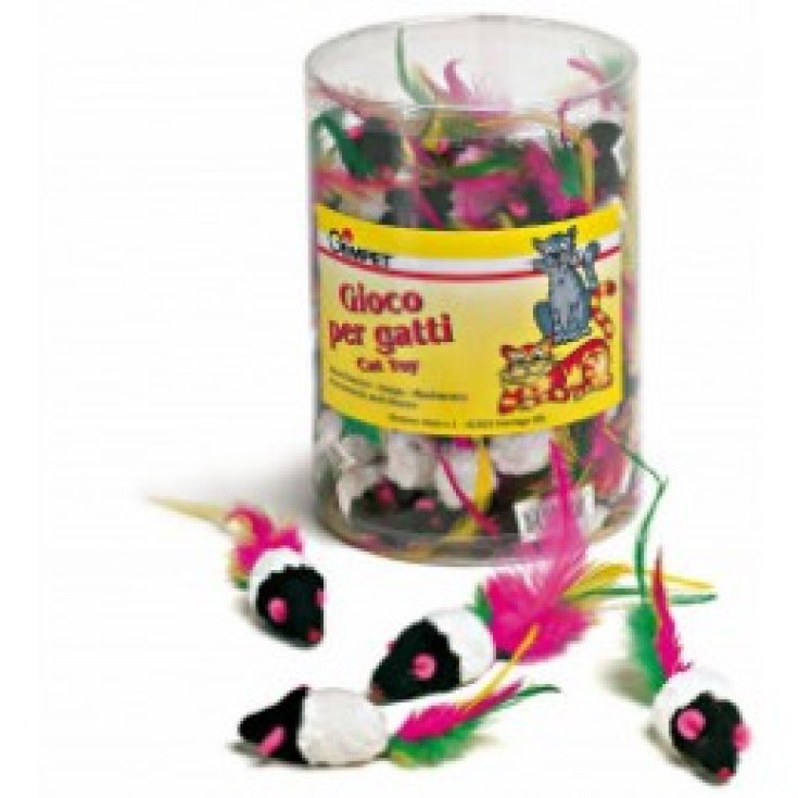 MOUSE GAME WITH FEATHERS 1PZ