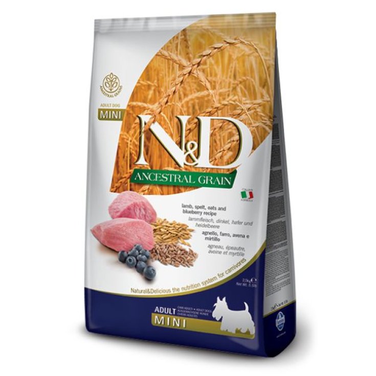 N&D SPIR LAMB ADULT MINI 2KG