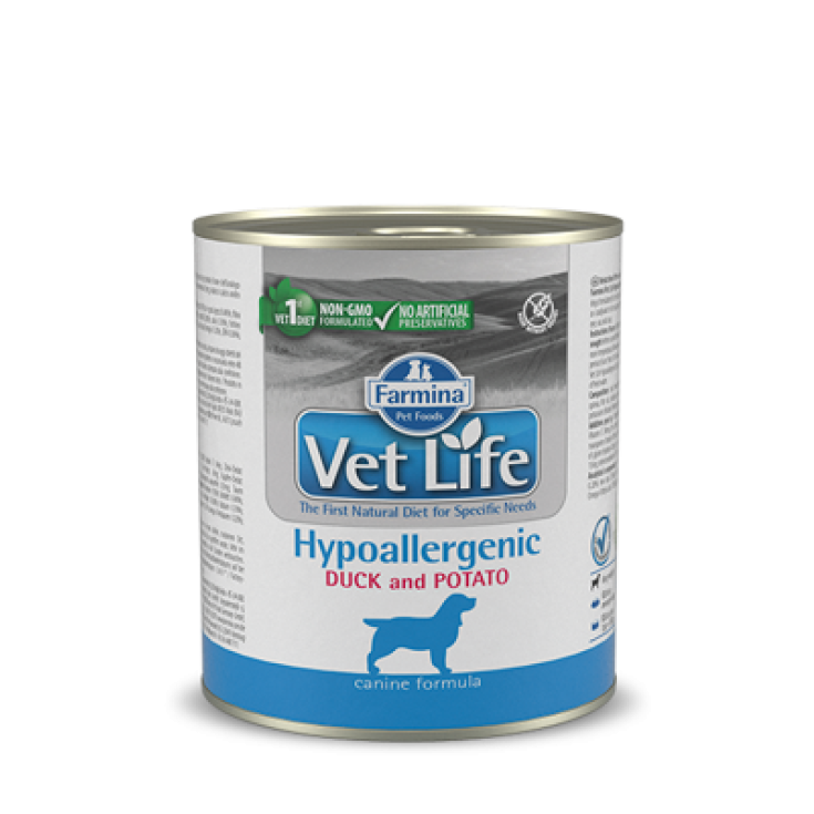 VET LIFE DOG HYP DUCK&POT 300G