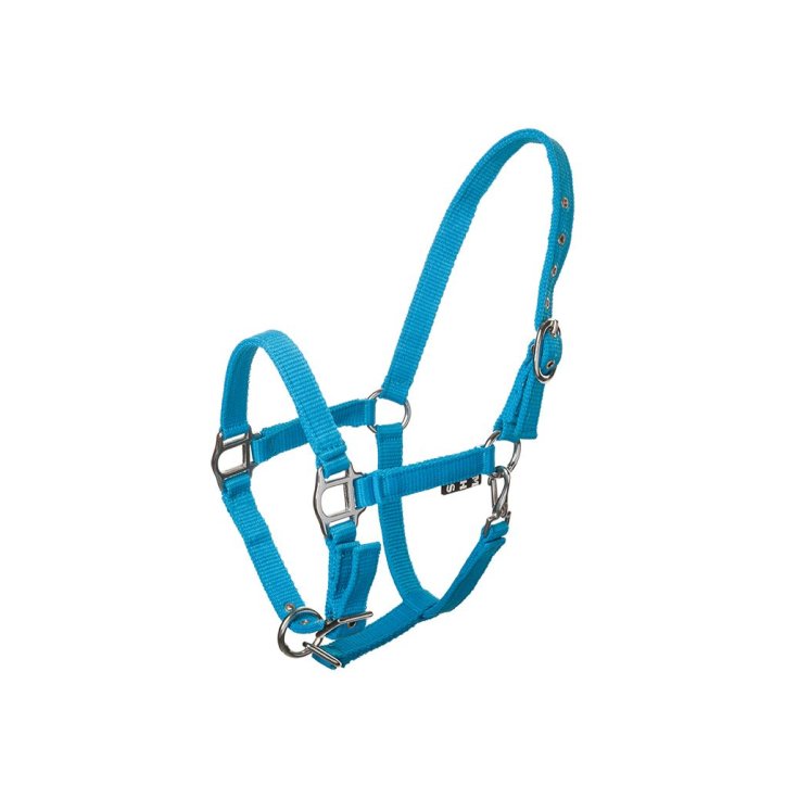 LIGHT BLUE NYLON HIPPO HALTER