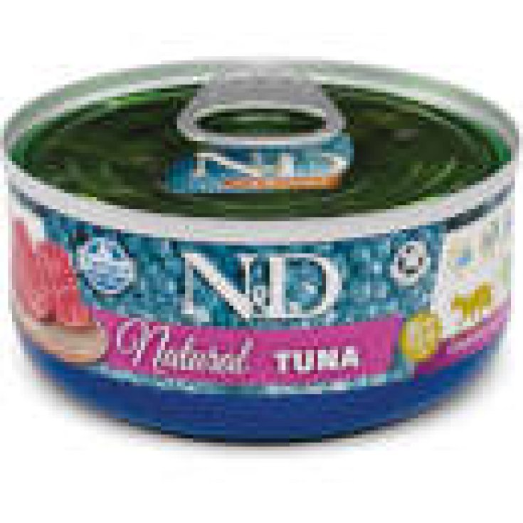 N&D CAT NATURAL TUNA 140G