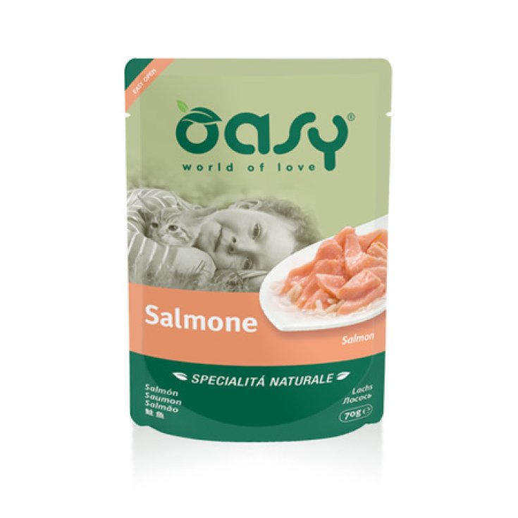 OASY WET CAT SALMON 70G