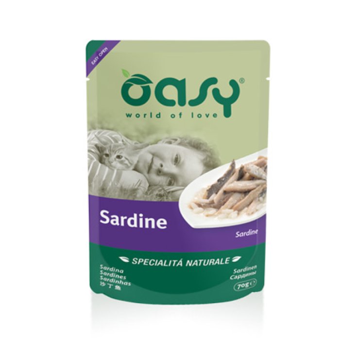 OASY WET CAT SARDINE 70G BAG