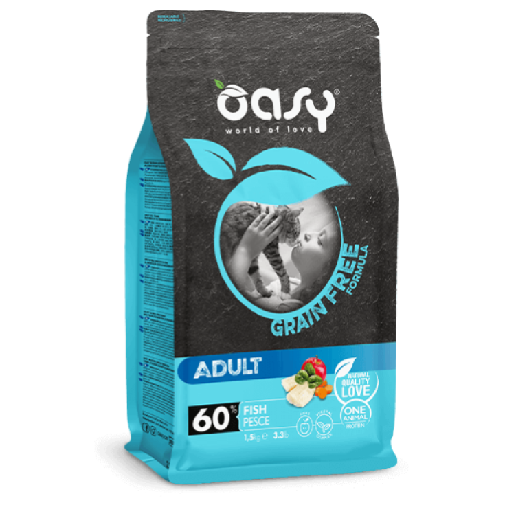 OASY DRY CAT GF FISH KIT 300G