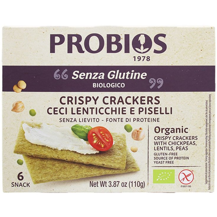 Other Cereals Crispy Crackers With Chickpeas Probios 120g