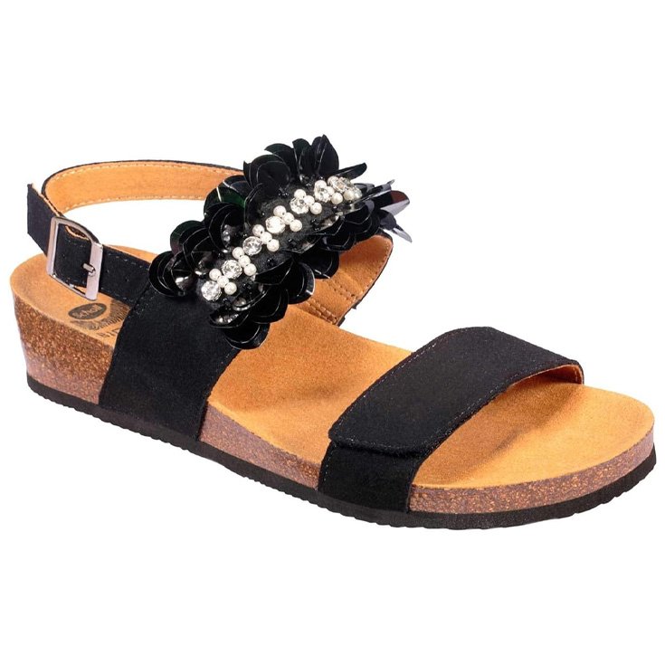 CHANTAL SANDAL MICROF BLACK 36