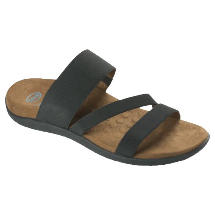 Scholl Narew Women's Elastic Sandal Black Color Size 36