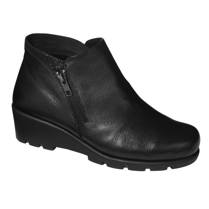 Noale Tumbled Leather Black 37
