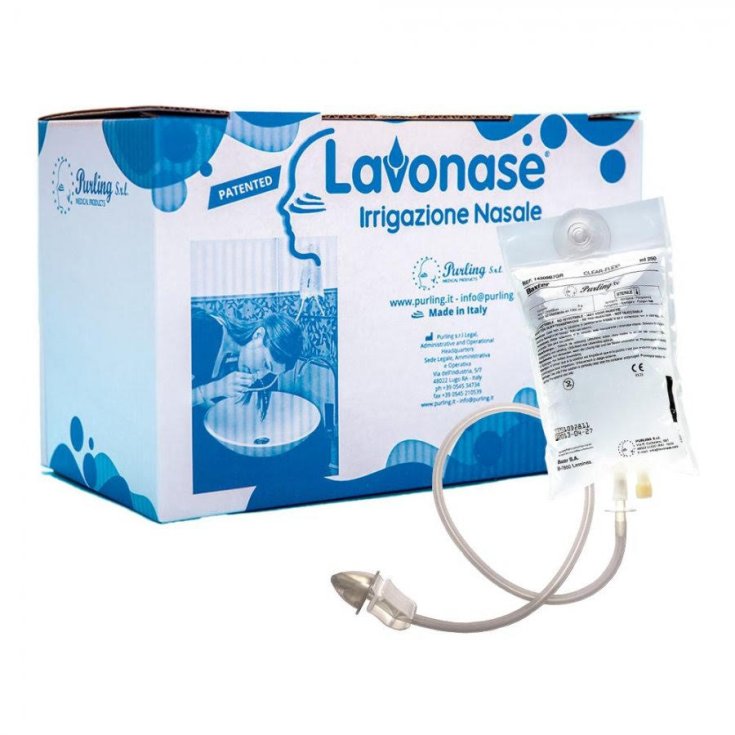 Lavonase 12 Bags Of 250ml + 12 Nasal Irrigation Devices