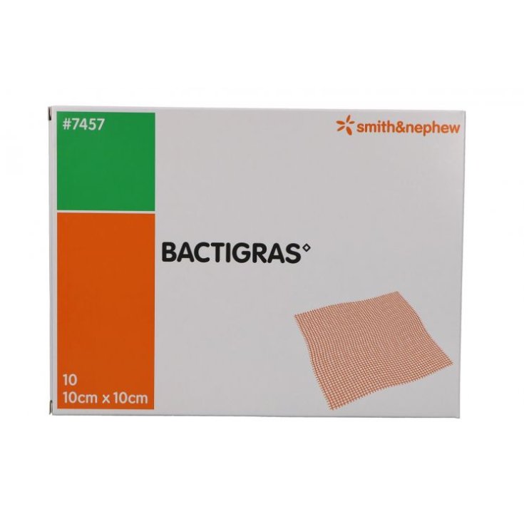 Bactigras Smit & Nephew 10 Medicated Gauze 10x10cm