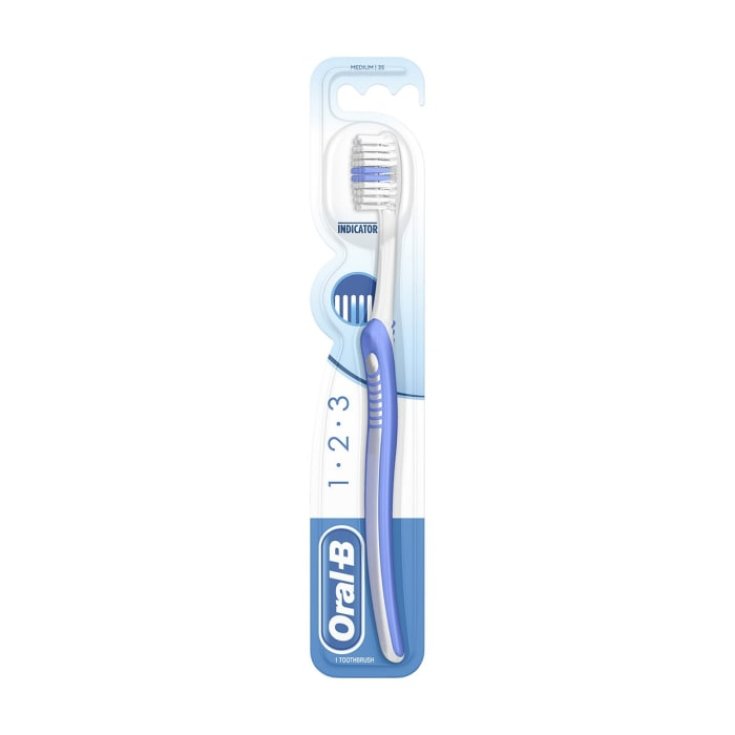 Oral-B® 1 2 3 Indicator 35 Medium Manual Toothbrush