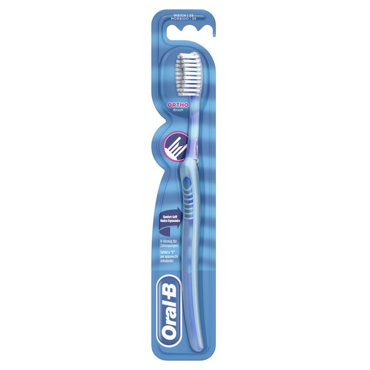 Oral-B® Ortho Brush Soft Orthodontic Manual Toothbrush