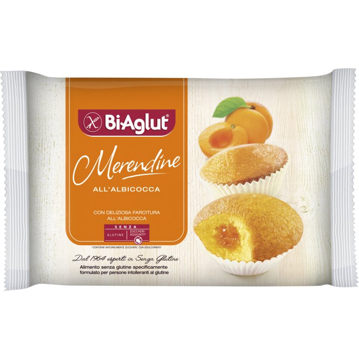 Biaglut Apricot Snacks Without Added Sugar Gluten Free 180g