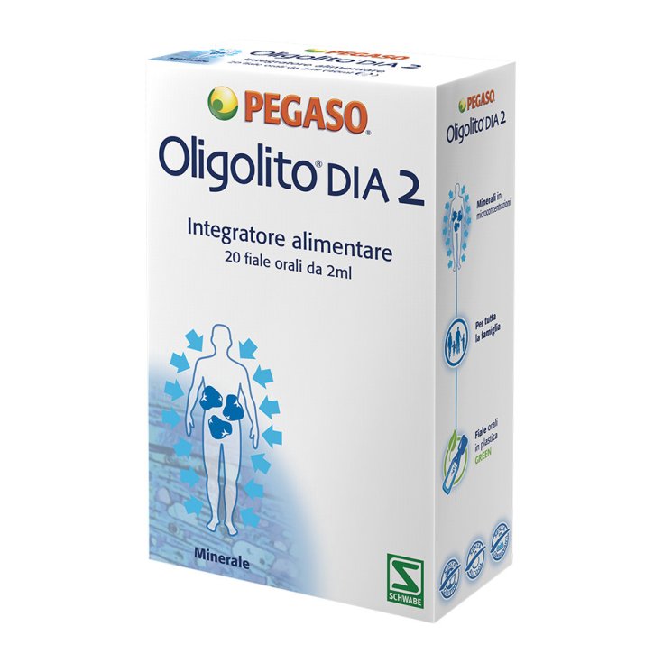 Pegaso® Oligolito® DIA 2 Food Supplement 20 Vials 2ml