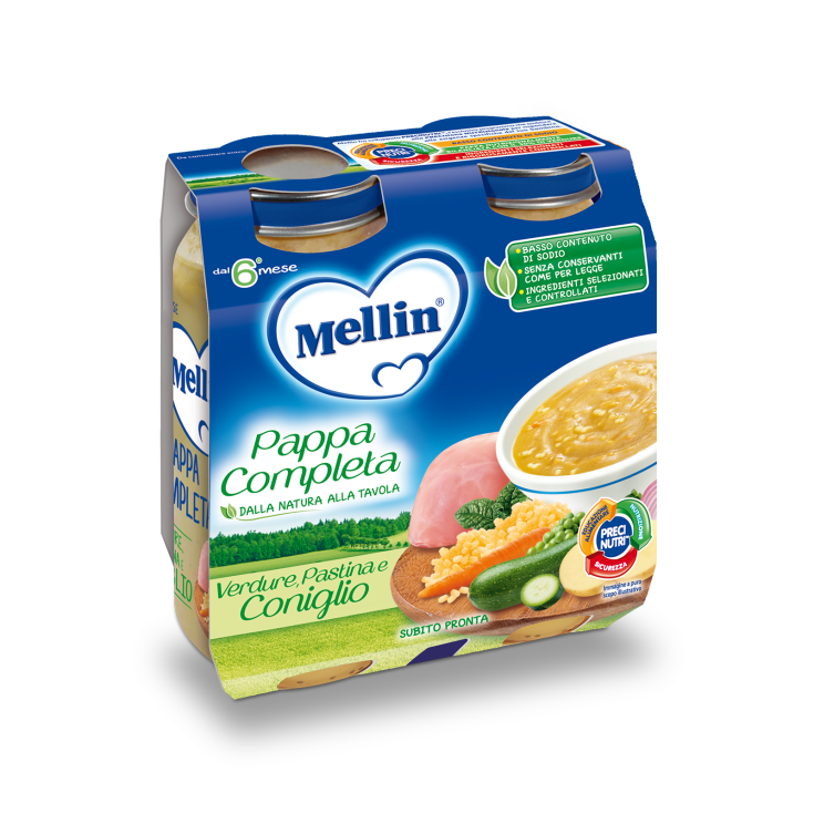 Complete Meal Melin Vegetables Pastina Rabbit 2x250g