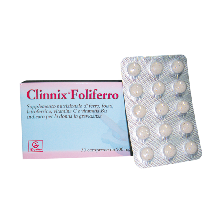 Clinderm Foliferro Food Supplements 30 Tablets