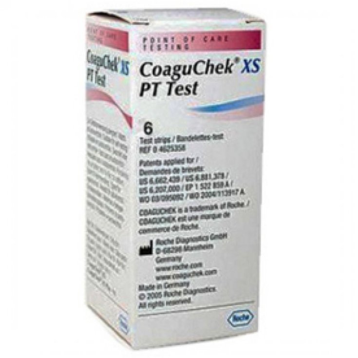 Coaguchek Xs Pt Test For Insulin 6 Strips