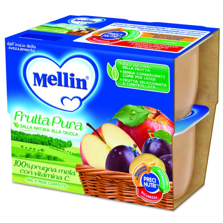 Pure Fruit Mellin Plum Apple 4x100g