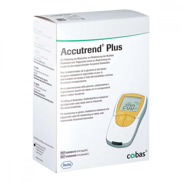 Accutrend Plus Reflectometer Glycemia / Cholesterol / Triglycerides / Lactate