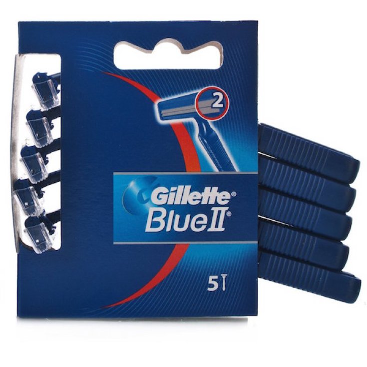 GILLETTE® BLUE TWIN BLADE RAZOR II X5