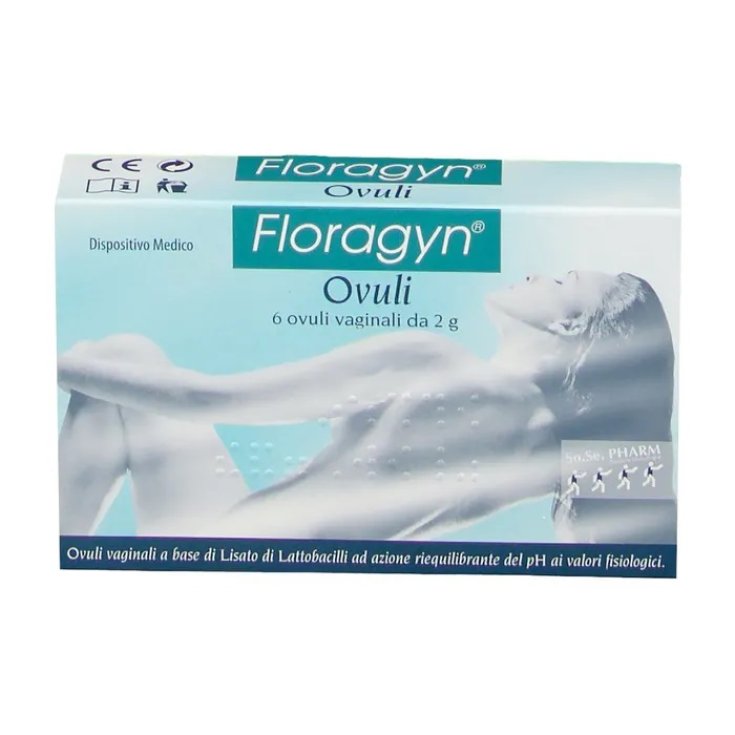 Floragyn Vaginal Ovules 12g 6 Pieces