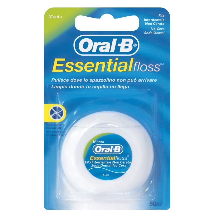 Oral-B® Essentialfloss ™ Unwaxed Dental Floss 50mt