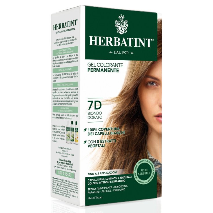 Herbatint Natural Hair Color Nuance 7d Golden Blonde 135ml