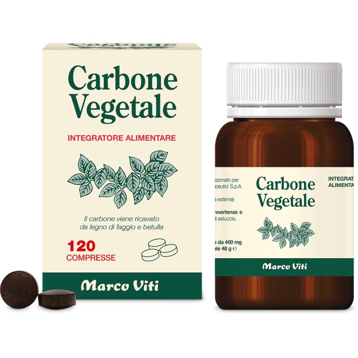 Marco Viti Vegetable Charcoal 120 Tablets