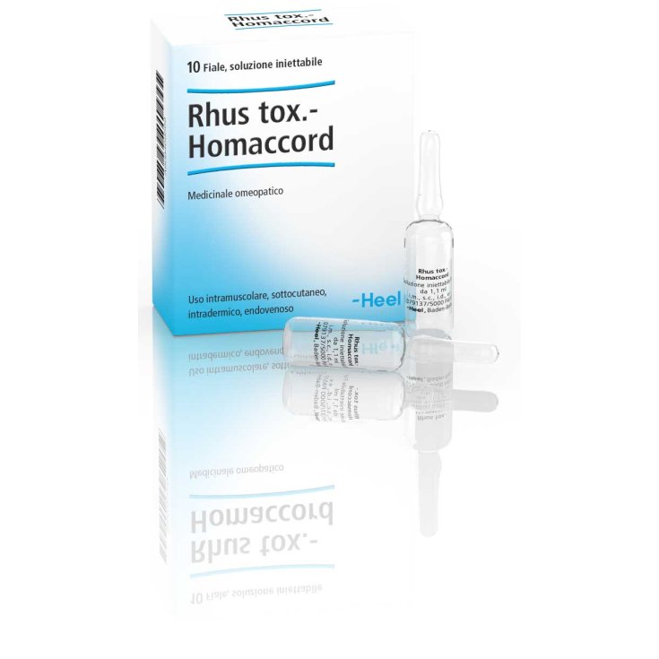 Rhus Tox Homaccord Heel 10 Vials Of 1.1ml