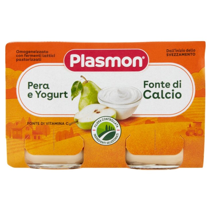 Plasmon Sapori Di Natura Snack Yogurt And Pear 120gx2pz