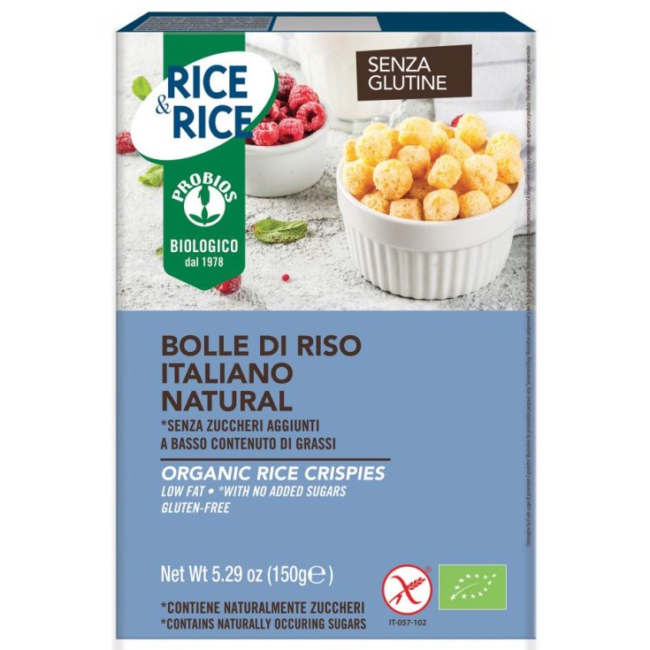 Rice & Rice Natural Probios Rice Bubbles 150g