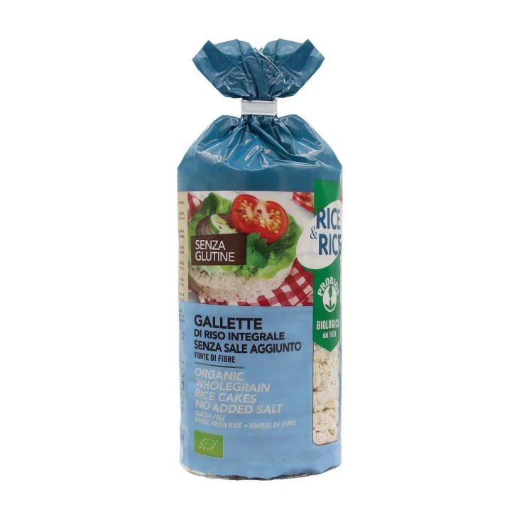 Rice & Rice Rice Cakes Without Salt Gluten Free Probios 100g