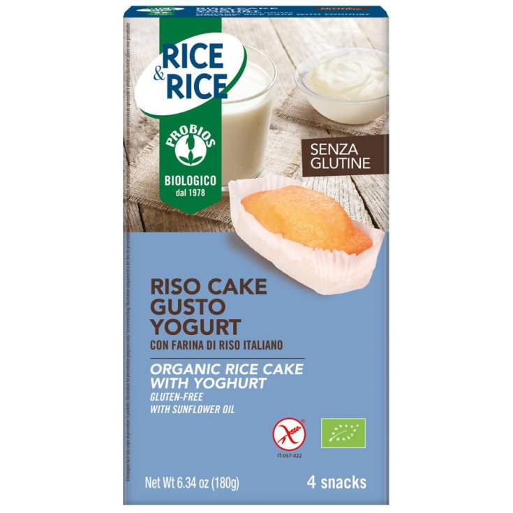 Rice & Rice Rice Cake With Yogurt Probios 4x45g