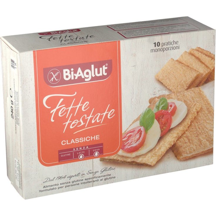 Biaglut Classic Toasted Slices Gluten Free 10 Single Portions